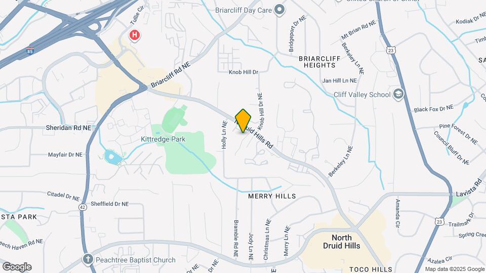 1486 Briaroaks Trl NE Map and Location Details