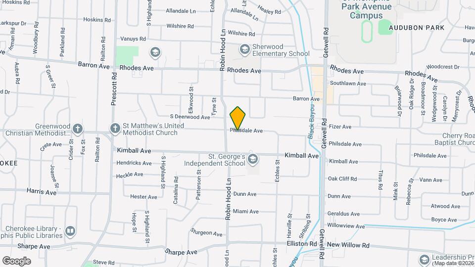3725 Philsdale Ave Map and Location Details