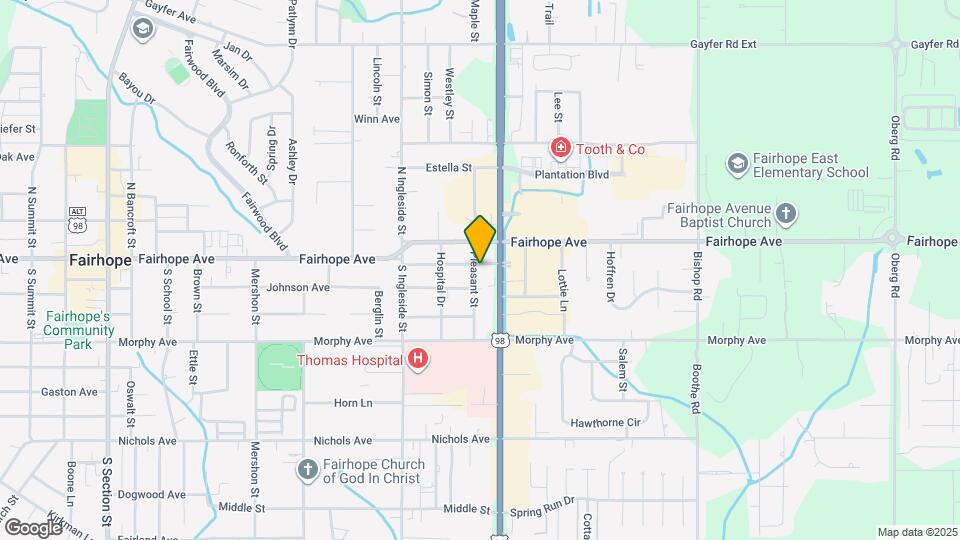 852 Prospect Ave Map and Location Details