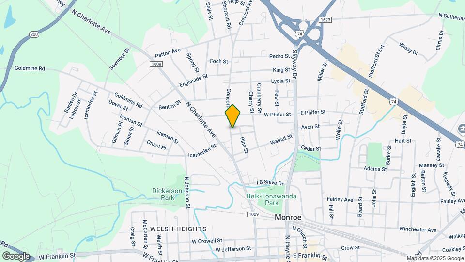 1030 Concord Ave Mapa y Detalles de la Ubicación