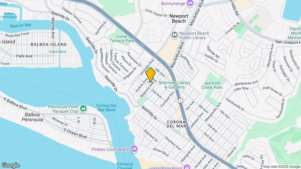 503 1/2 Begonia Ave Map and Location Details