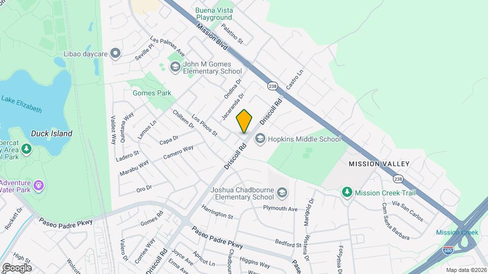 621 Driscoll Rd Mapa y Detalles de la Ubicación
