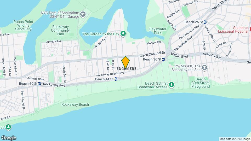42-16 Rockaway Beach Blvd Mapa y Detalles de la Ubicación