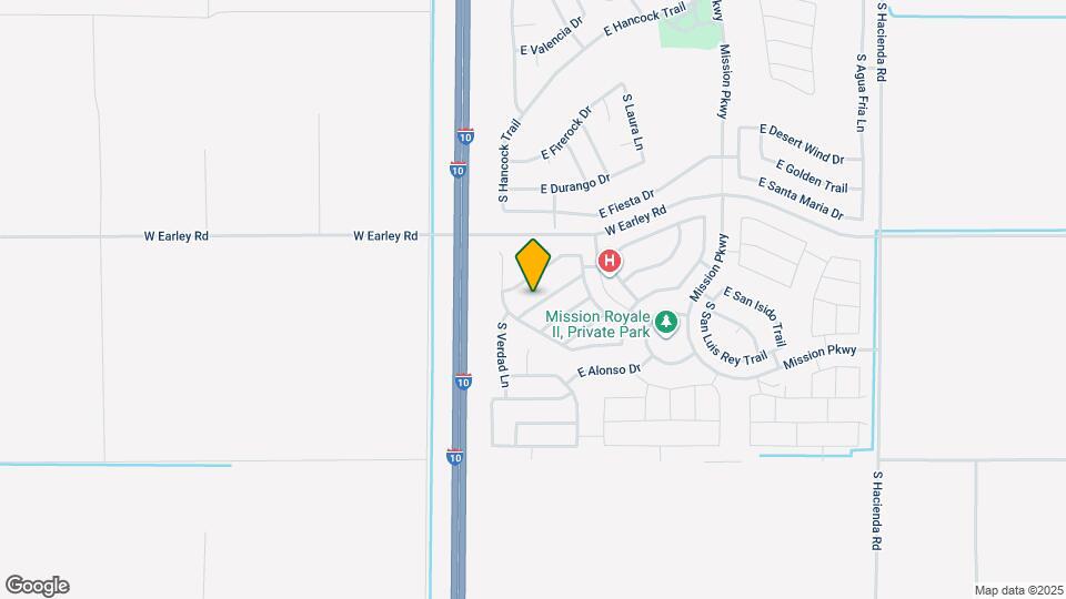 2386 E San Lorenzo Trail Map and Location Details