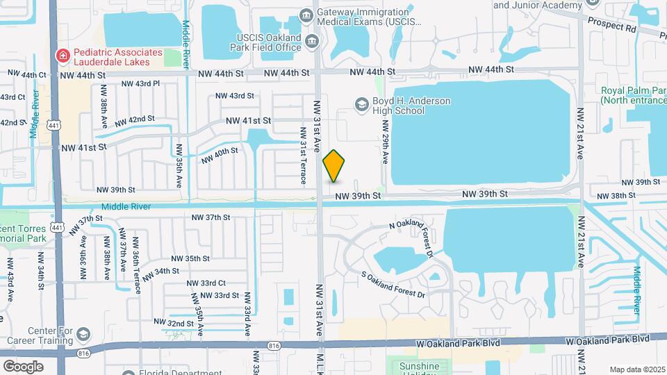 3908 NW 30th Ter Map and Location Details