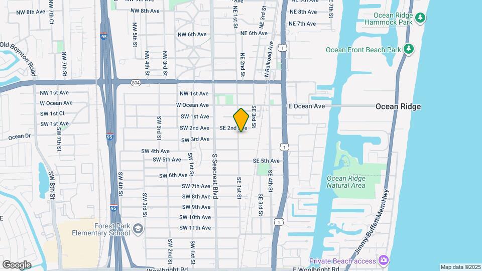 316 SE 1st St Map and Location Details