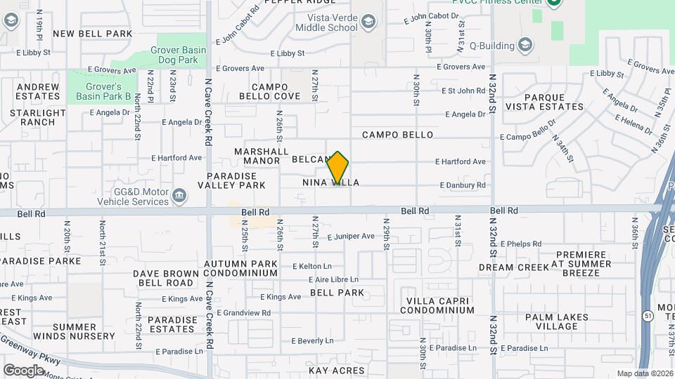 2721 E Schiliro Cir Map and Location Details