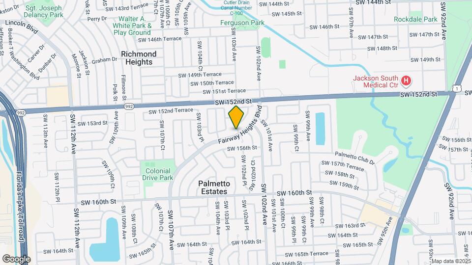 15440 SW 102nd Pl Map and Location Details