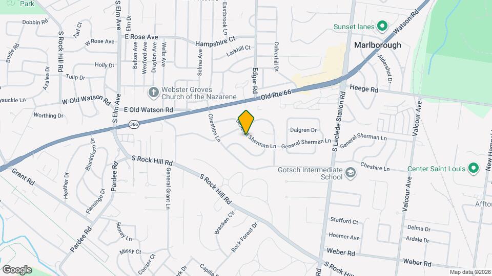 7630 General Sherman Ln Map and Location Details