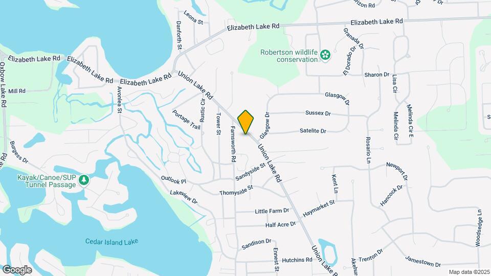 340 Union Lake Rd Map and Location Details