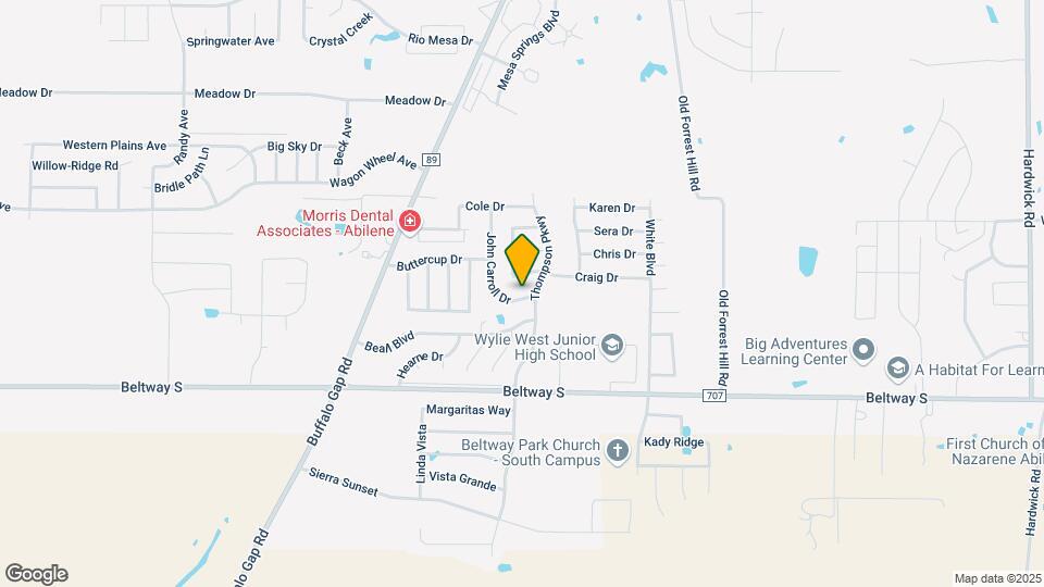 7741 John Carroll Dr Map and Location Details