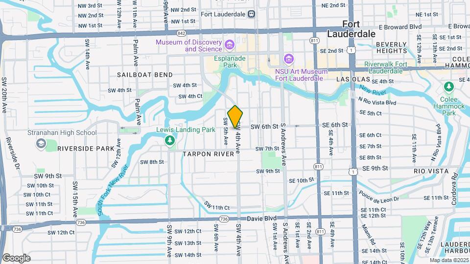 609 SW 4th Ave-Unit -4 Map and Location Details