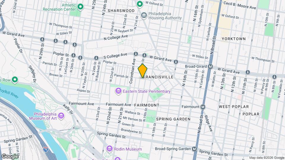 1930 Parrish St Map and Location Details