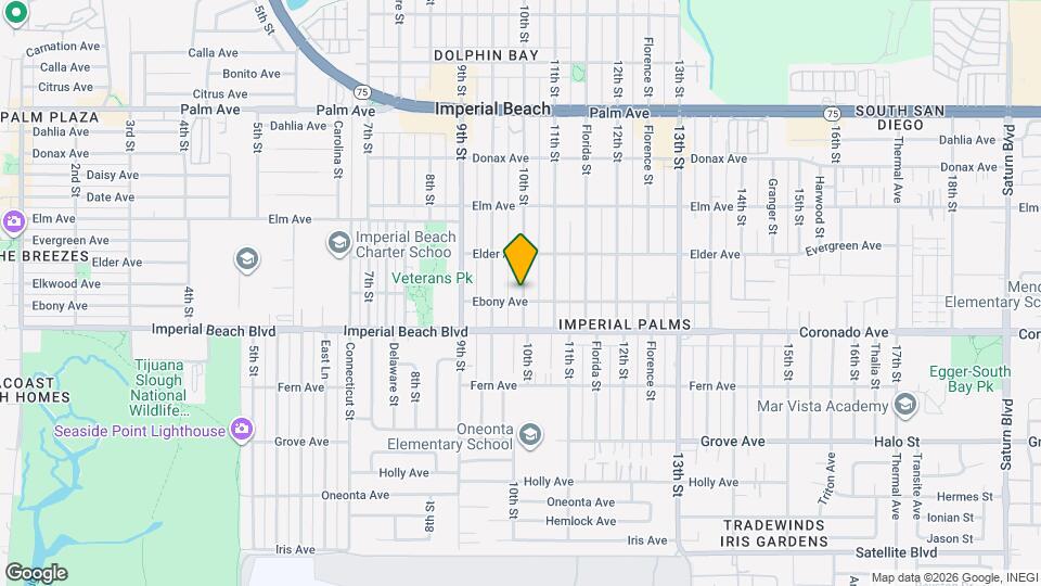 980 Ebony Ave Map and Location Details