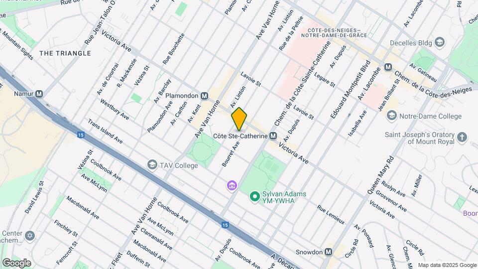 4855 Bourret Av Map and Location Details