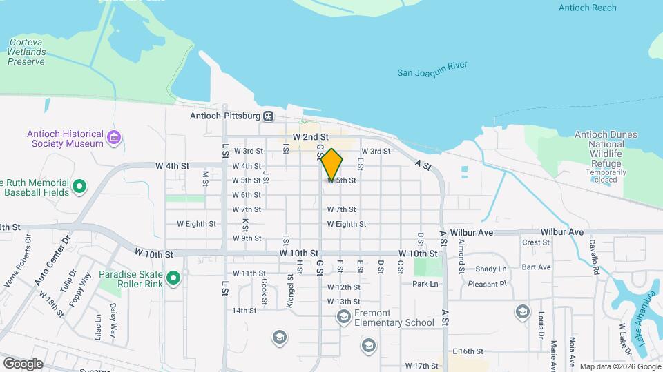 511 W 5th St Map and Location Details