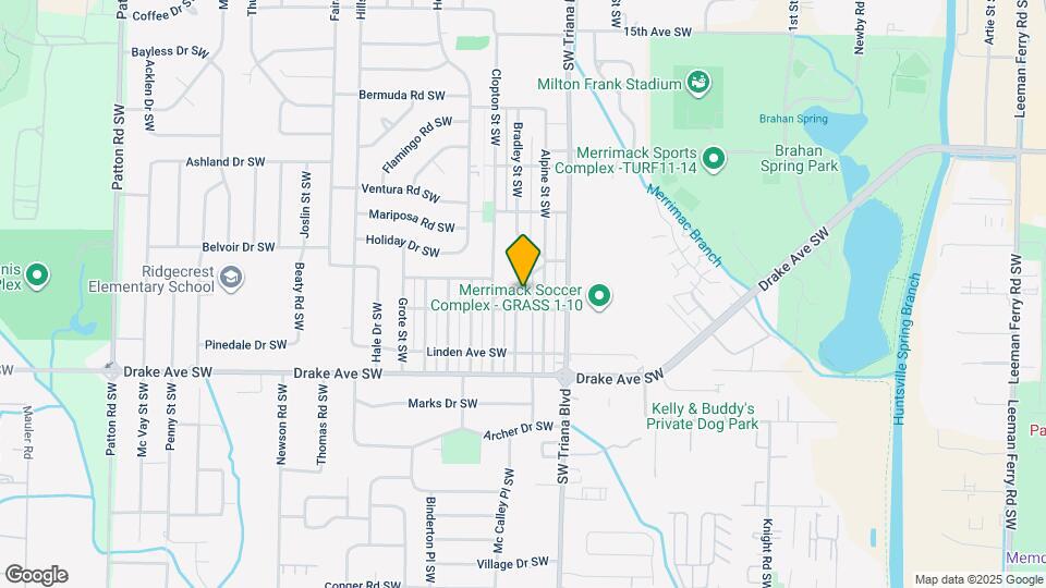 3505 Bradley St SW Map and Location Details