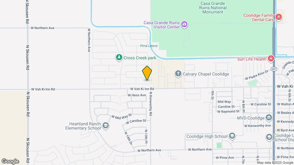 1332 W Hopi Dr Map and Location Details