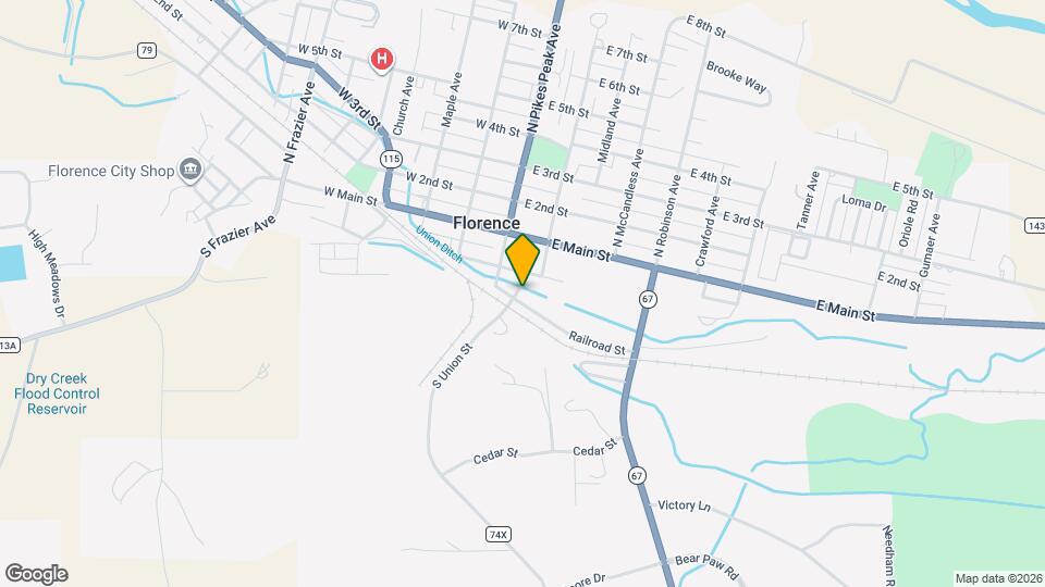 127 Railroad St Map and Location Details