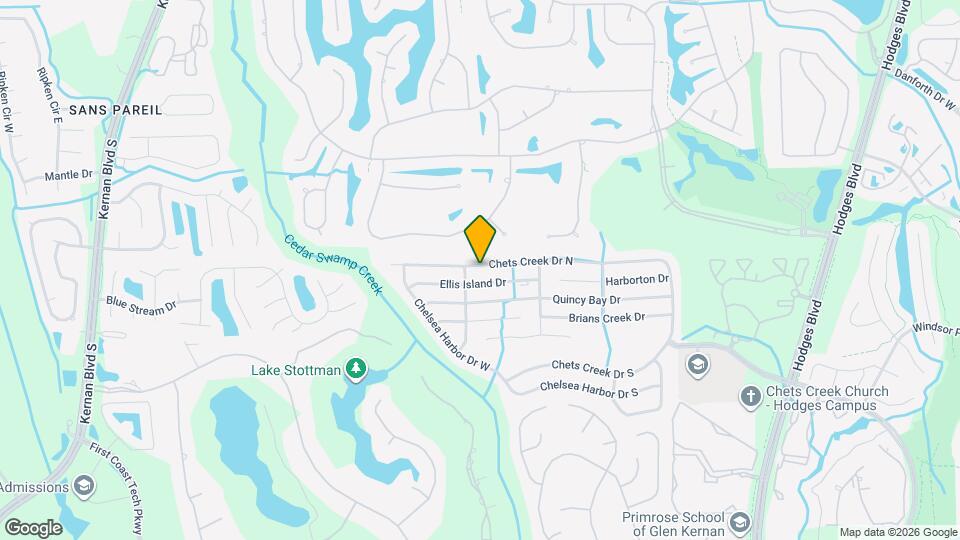 12838 Chets Creek Dr N Map and Location Details