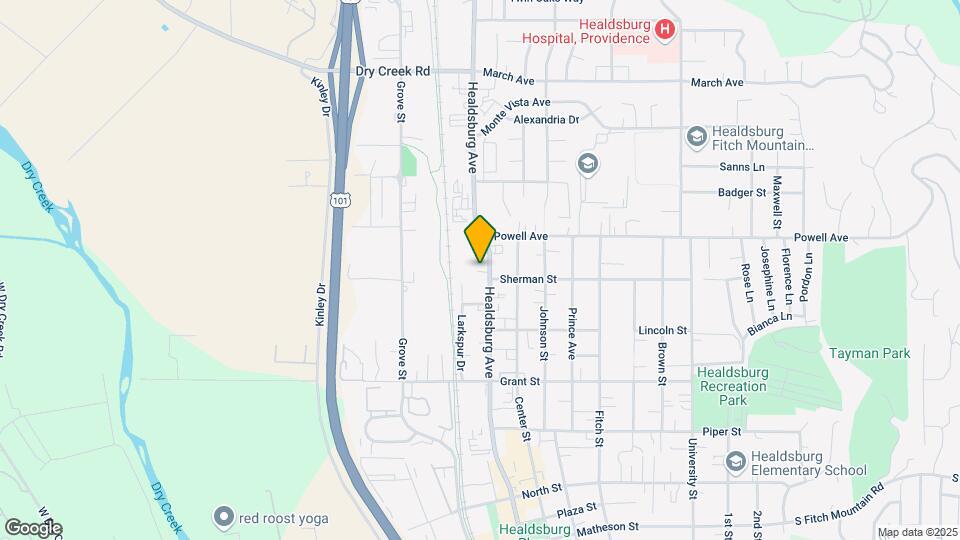 807 Healdsburg Ave Map and Location Details