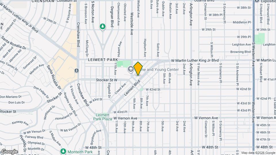 4193 Leimert Blvd Map and Location Details