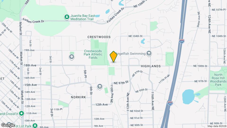 11011 NE 100th Pl Map and Location Details