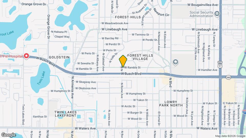 1430 W Rambla St Map and Location Details