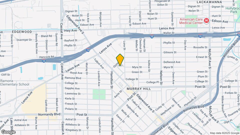 625 Meteor St Map and Location Details