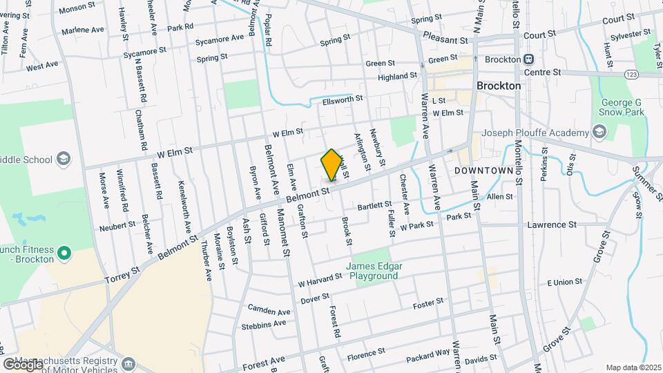 227 Belmont St Map and Location Details