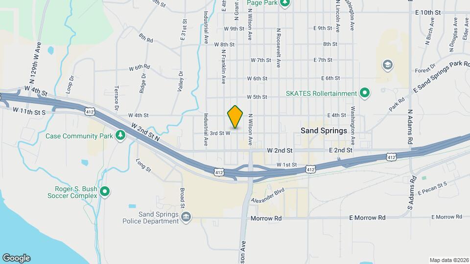 507 W Broadway St Map and Location Details