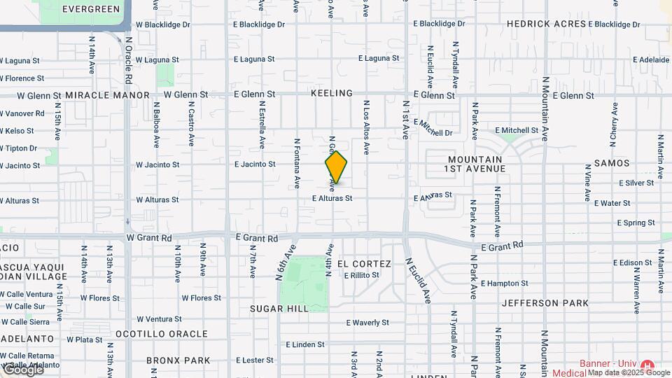 2514 N Geronimo Ave Mapa y Detalles de la Ubicación