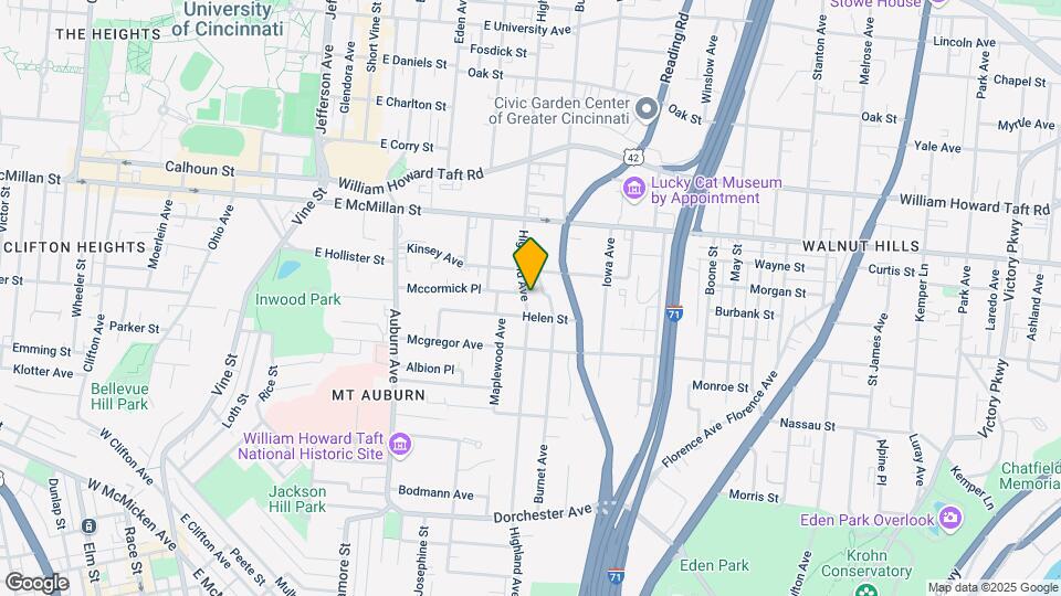 2348 Highland Ave Mapa y Detalles de la Ubicación
