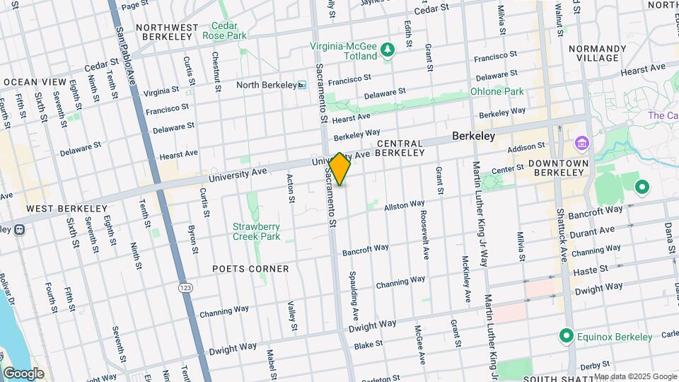 2117 Spaulding Ave Map and Location Details