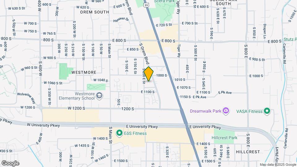1050 Orem Blvd Map and Location Details