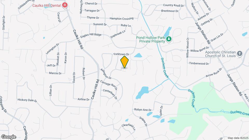 3515 Ridgewood Dr Map and Location Details