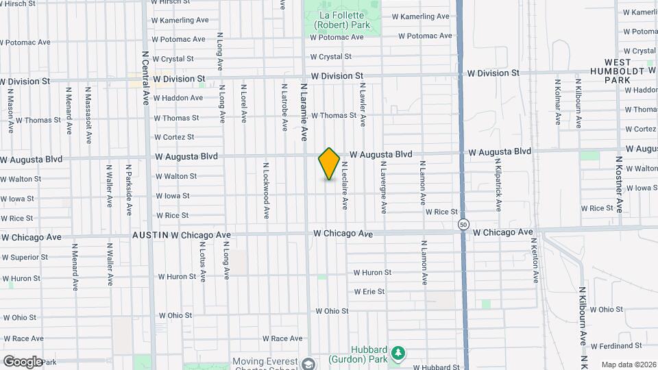 917 N Leamington Ave, Unit Apt2 Mapa y Detalles de la Ubicación