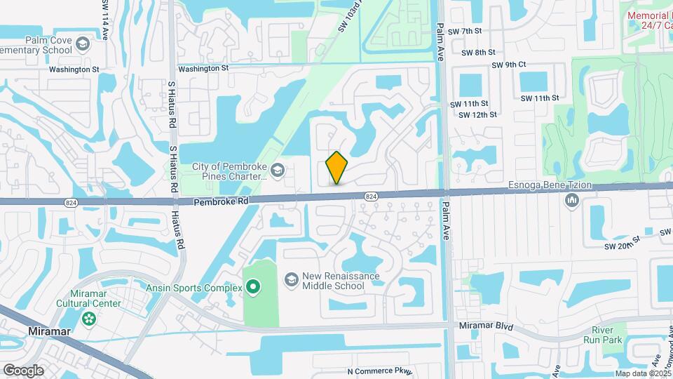 10470 SW 16th St Map and Location Details