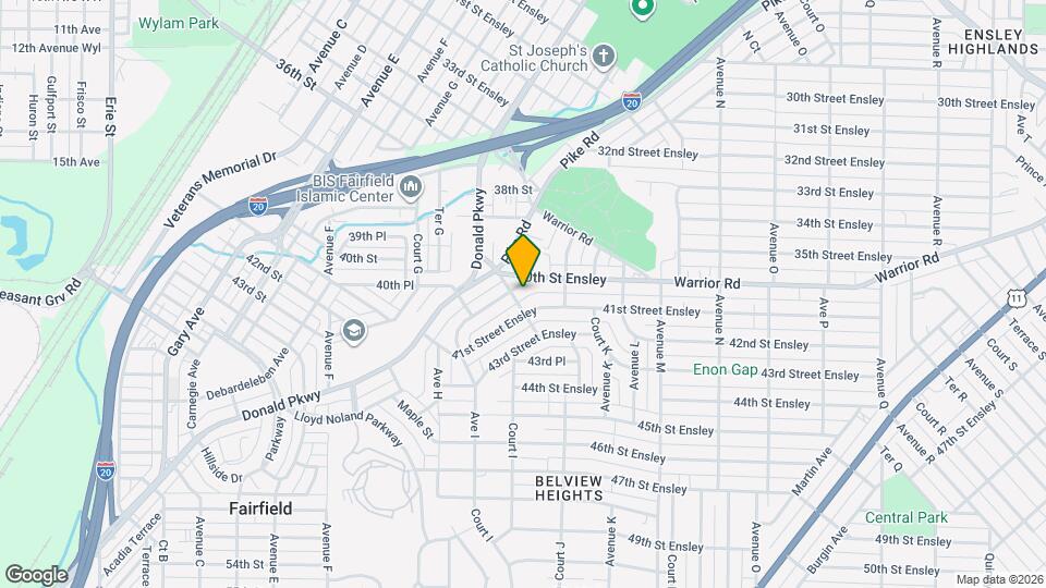 1005 Valley Rd Pl Mapa y Detalles de la Ubicación