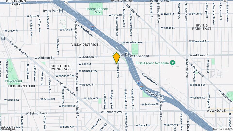 3703 W Eddy St Map and Location Details