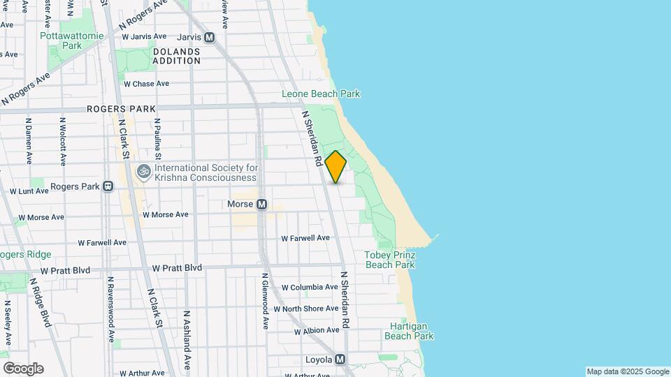 1147 W Lunt Ave, Unit 3 Map and Location Details