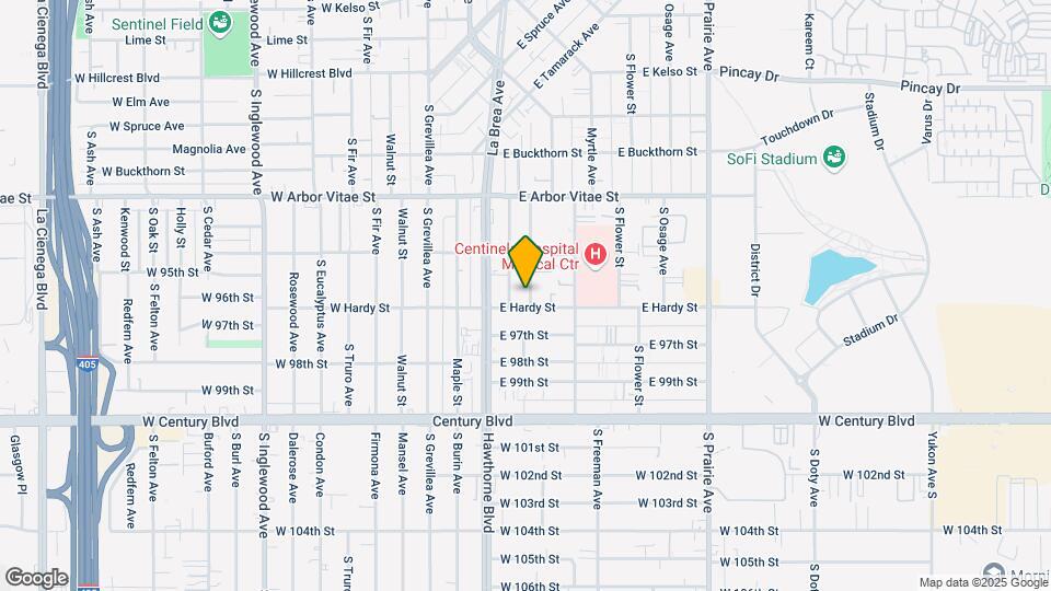 1043 Larch St Mapa y Detalles de la Ubicación