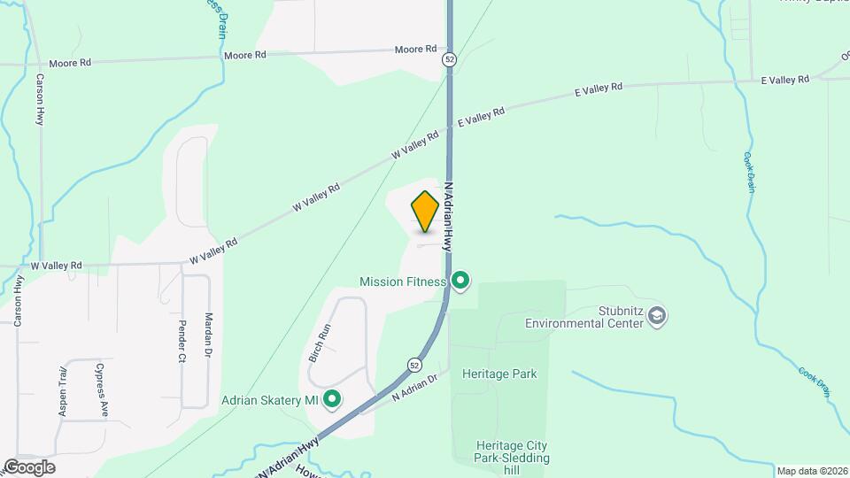 1040 Bowerman Dr. Map and Location Details