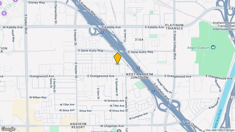 2048 S Spinnaker St Map and Location Details