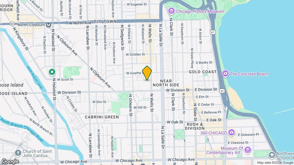 1220 N Wells St Mapa y Detalles de la Ubicación