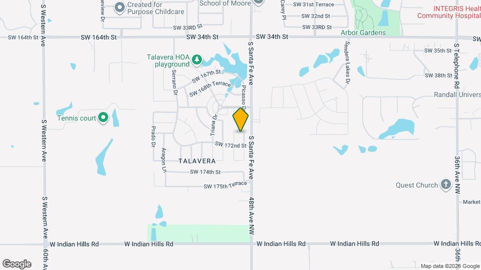 17201 Picasso Dr Map and Location Details