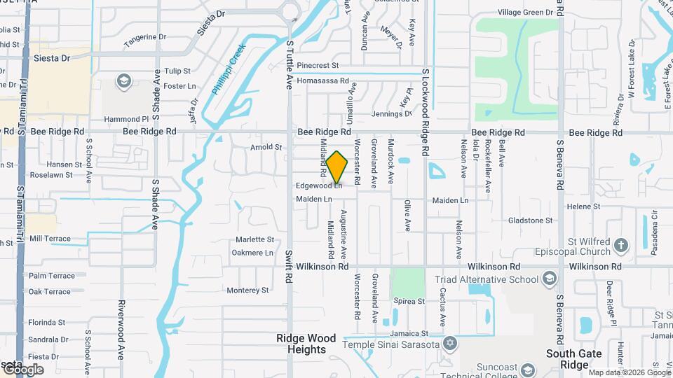 2920 Edgewood Ln Map and Location Details