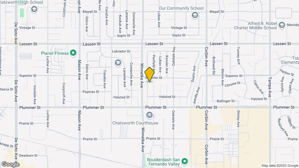 9648 Quakertown Ave Map and Location Details