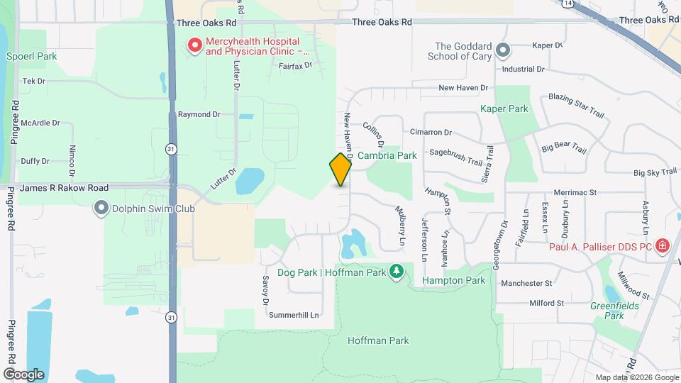 128 New Haven Dr Map and Location Details