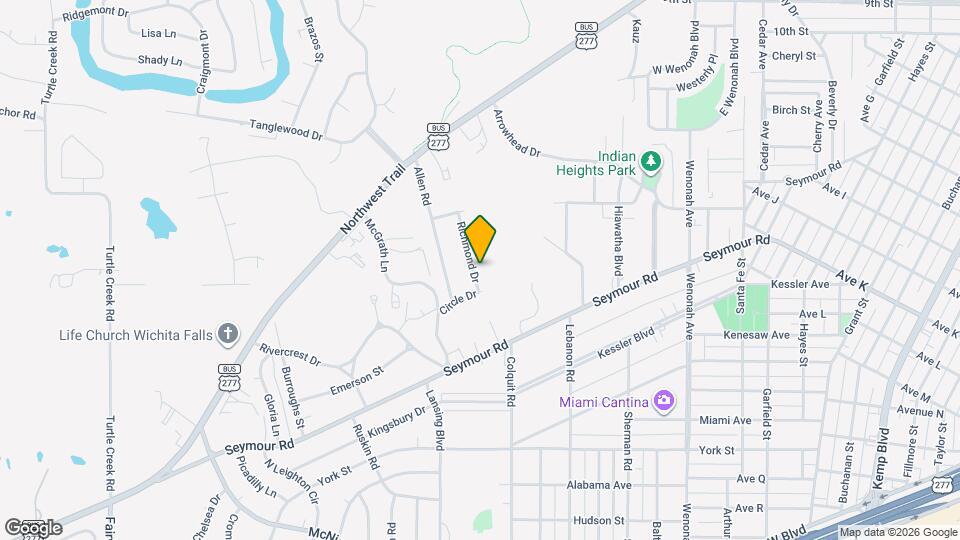 2127 Richmond Dr Map and Location Details